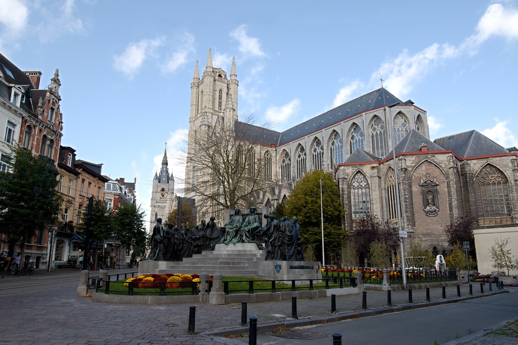 gent gand hdr belgie Sint-Michielskerk Sint-Michielsbrug Korenlei Sint-Niklaaskerk Stadshal Emile Braunplein belfort Sint-Baafskathedraal Gravensteen